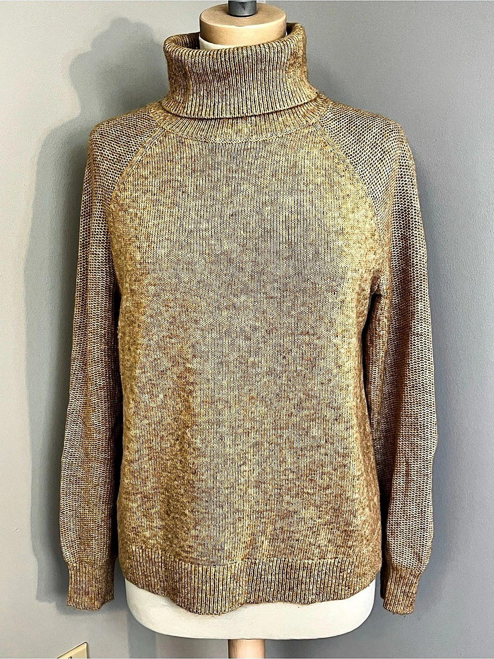 Loft Brown Turtleneck Sweater Like New